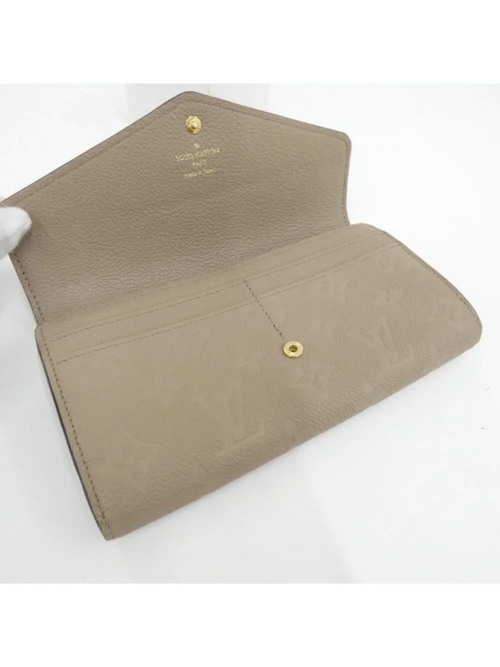 Louis Vuitton Monogram Empreinte Portefeuille Sarah Wallet